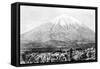 Arequipa and Mount Misti, Peru, 1895-null-Framed Stretched Canvas