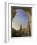 Arequipa Cathedral at Sunset on Plaza De Armas, Arequipa, UNESCO World Heritage Site, Peru, South A-Simon Montgomery-Framed Photographic Print