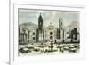 Arequipa Square and Cathedral 1869 Peru-null-Framed Giclee Print