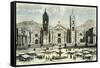 Arequipa Square and Cathedral 1869 Peru-null-Framed Stretched Canvas