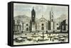 Arequipa Square and Cathedral 1869 Peru-null-Framed Stretched Canvas