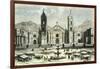 Arequipa Square and Cathedral 1869 Peru-null-Framed Giclee Print