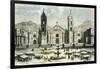 Arequipa Square and Cathedral 1869 Peru-null-Framed Giclee Print