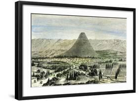 Arequipa Town and Valley 1869 Peru-null-Framed Giclee Print