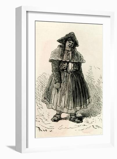 Arequipa Woman, 1869, Peru-null-Framed Giclee Print