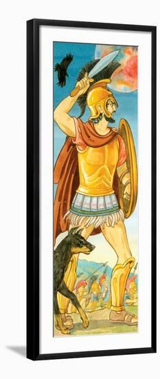 Ares (Greek), Mars (Roman), Mythology-Encyclopaedia Britannica-Framed Art Print
