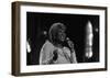 Aretha Franklin in Lights-null-Framed Art Print