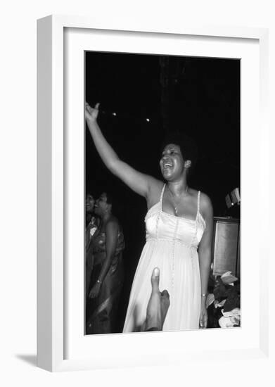 Aretha Franklin, the Queen of Soul-null-Framed Art Print