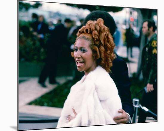 Aretha Franklin-null-Mounted Photo