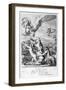 Arethusa Pursued by Alpheus and Turned into a Fountain, 1655-Michel de Marolles-Framed Giclee Print