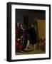 Aretino in the Studio of Tintoretto, 1848-Jean Auguste Dominique Ingres-Framed Giclee Print