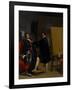 Aretino in the Studio of Tintoretto, 1848-Jean Auguste Dominique Ingres-Framed Giclee Print