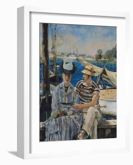 Argenteuil, 1874-Edouard Manet-Framed Giclee Print