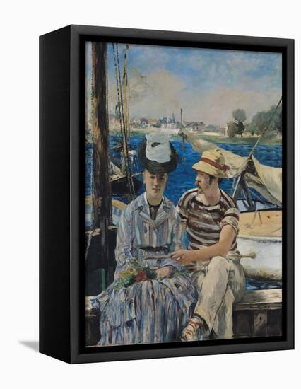 Argenteuil, 1874-Edouard Manet-Framed Stretched Canvas