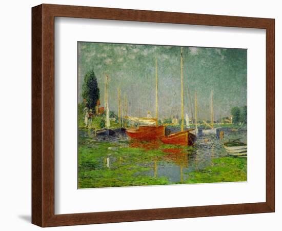 Argenteuil, 1875 Canvas, 56 x 67cm RF 1963-106.-Claude Monet-Framed Giclee Print