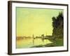 Argenteuil, at the End of the Afternoon, 1872-Claude Monet-Framed Giclee Print