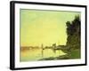 Argenteuil, at the End of the Afternoon, 1872-Claude Monet-Framed Giclee Print