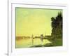 Argenteuil, at the End of the Afternoon, 1872-Claude Monet-Framed Giclee Print