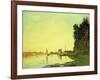 Argenteuil, at the End of the Afternoon, 1872-Claude Monet-Framed Giclee Print