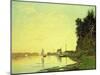 Argenteuil, at the End of the Afternoon, 1872-Claude Monet-Mounted Giclee Print