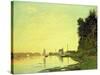 Argenteuil, at the End of the Afternoon, 1872-Claude Monet-Stretched Canvas