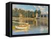 Argenteuil Bridge-Claude Monet-Framed Stretched Canvas