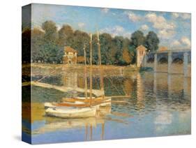 Argenteuil Bridge-Claude Monet-Stretched Canvas