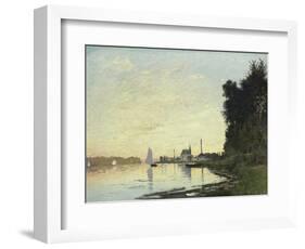 Argenteuil, Late Afternoon, 1872-Claude Monet-Framed Giclee Print