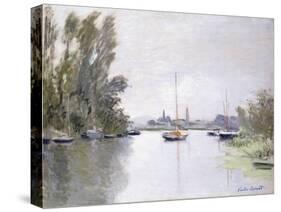 Argenteuil, View of the Small Arm of the Seine, 1872-Claude Monet-Stretched Canvas