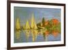 Argenteuil Yacht Race, 1872-Claude Monet-Framed Giclee Print