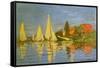 Argenteuil Yacht Race, 1872-Claude Monet-Framed Stretched Canvas