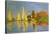 Argenteuil Yacht Race, 1872-Claude Monet-Stretched Canvas