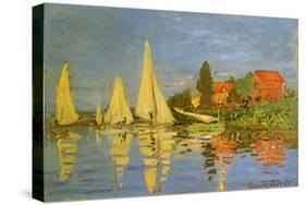 Argenteuil Yacht Race, 1872-Claude Monet-Stretched Canvas