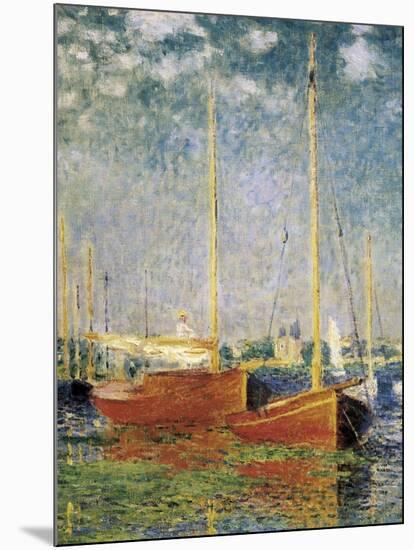 Argenteuil-Claude Monet-Mounted Art Print