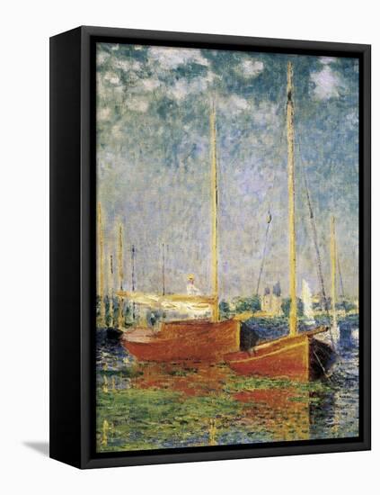 Argenteuil-Claude Monet-Framed Stretched Canvas