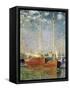 Argenteuil-Claude Monet-Framed Stretched Canvas