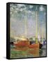 Argenteuil-Claude Monet-Framed Stretched Canvas