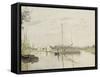 Argenteuil-Claude Monet-Framed Stretched Canvas