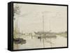 Argenteuil-Claude Monet-Framed Stretched Canvas