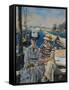 Argenteuil-Edouard Manet-Framed Stretched Canvas