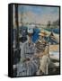 Argenteuil-Edouard Manet-Framed Stretched Canvas