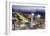 Argentina, Buenos Aires, Avenida 9 De Julio and Obelisk-Michele Falzone-Framed Photographic Print