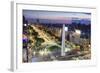 Argentina, Buenos Aires, Avenida 9 De Julio and Obelisk-Michele Falzone-Framed Photographic Print