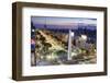 Argentina, Buenos Aires, Avenida 9 De Julio and Obelisk-Michele Falzone-Framed Premium Photographic Print