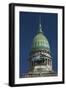 Argentina, Buenos Aires, Congress-Palace, Detail, National-Flags-Chris Seba-Framed Premium Photographic Print