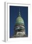 Argentina, Buenos Aires, Congress-Palace, Detail, National-Flags-Chris Seba-Framed Premium Photographic Print