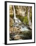 Argentina, El Chalten, Patagonia, Los Glaciares, waterfall-George Theodore-Framed Photographic Print