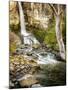 Argentina, El Chalten, Patagonia, Los Glaciares, waterfall-George Theodore-Mounted Photographic Print