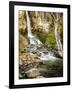 Argentina, El Chalten, Patagonia, Los Glaciares, waterfall-George Theodore-Framed Photographic Print