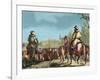 Argentina. Gauchos Driving Cattle-null-Framed Giclee Print
